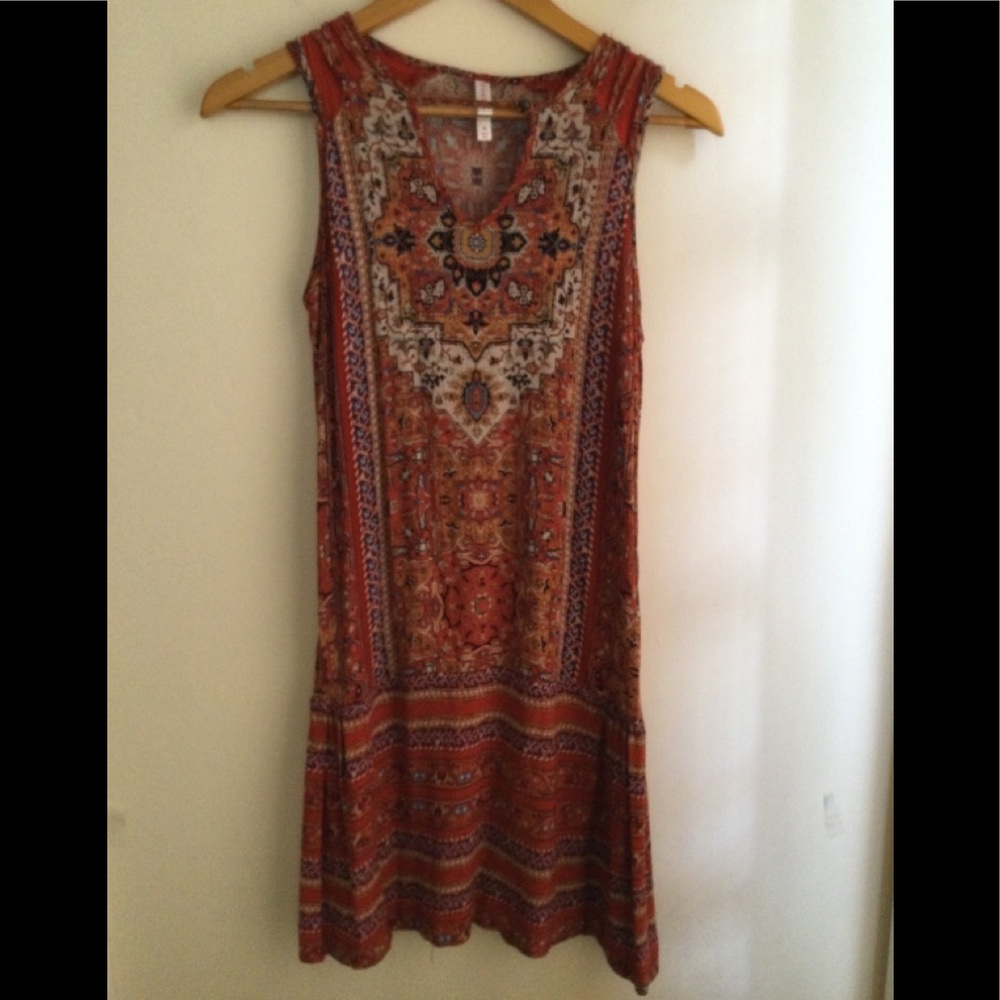 Fun boho sleeveless dress